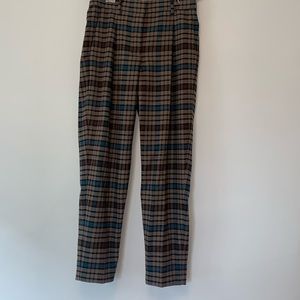 Babaton polyester, wools blazer flannel pants size 2
